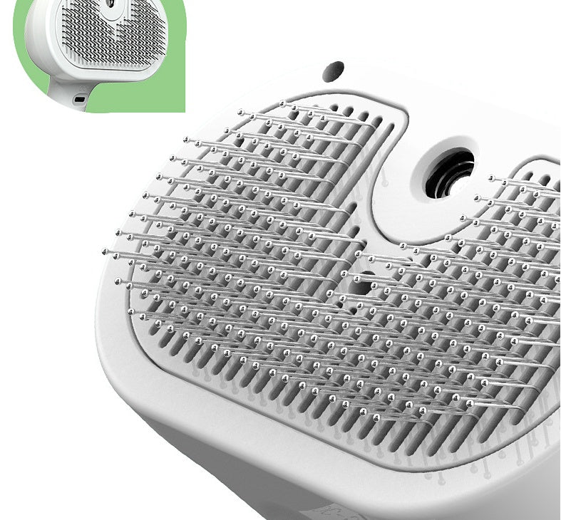 Self-Cleaning Pet Grooming Brush with Mist Humidifier – Hair Remover & Dematting Tool for Dogs & Cats