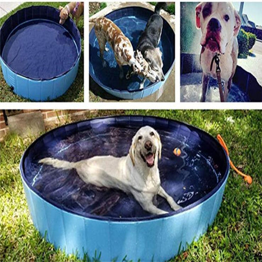 Foldable Pet Swimming Pool – Large Dog Bath & Play Pool
